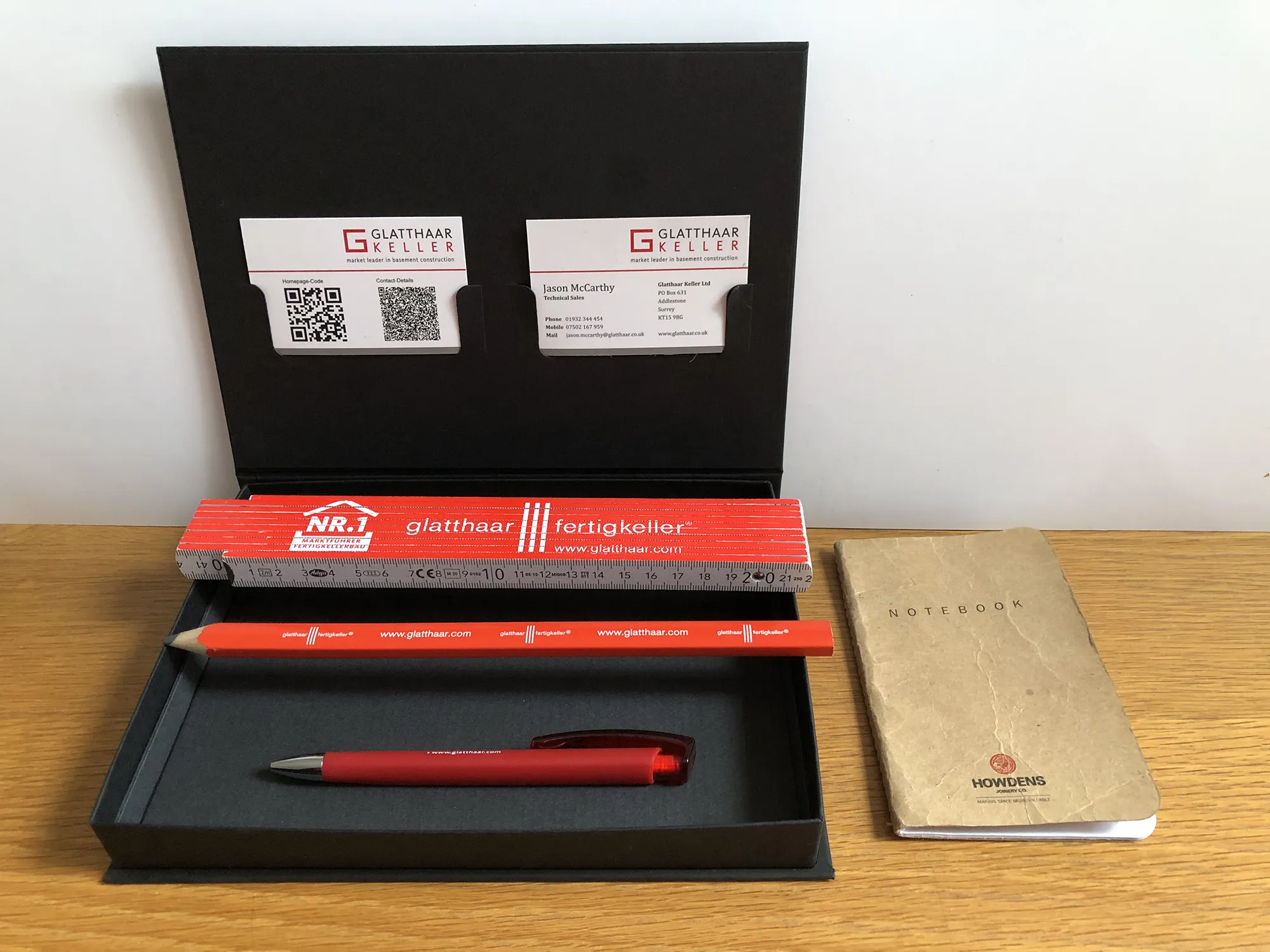 Glatthaar Keller Presentation box concept