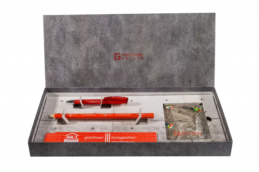 Glatthaar Keller Stationery Concrete Presentation Box