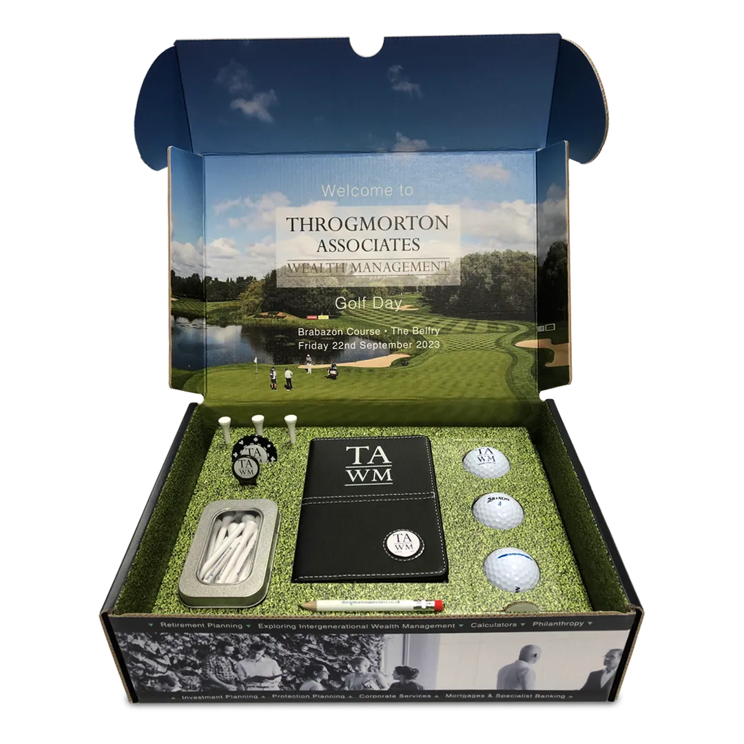 Throgmorton Associates Wealth Management – Golf Day Presentation Box