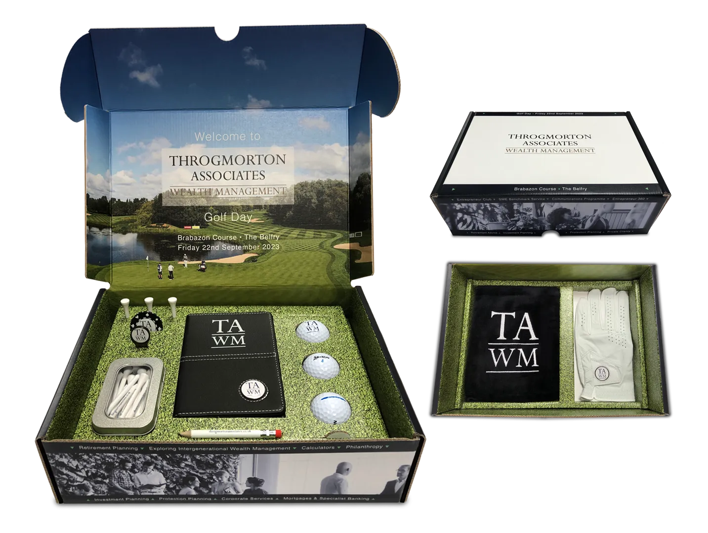 Throgmorton Associates Wealth Management – Golf Day Presentation Box