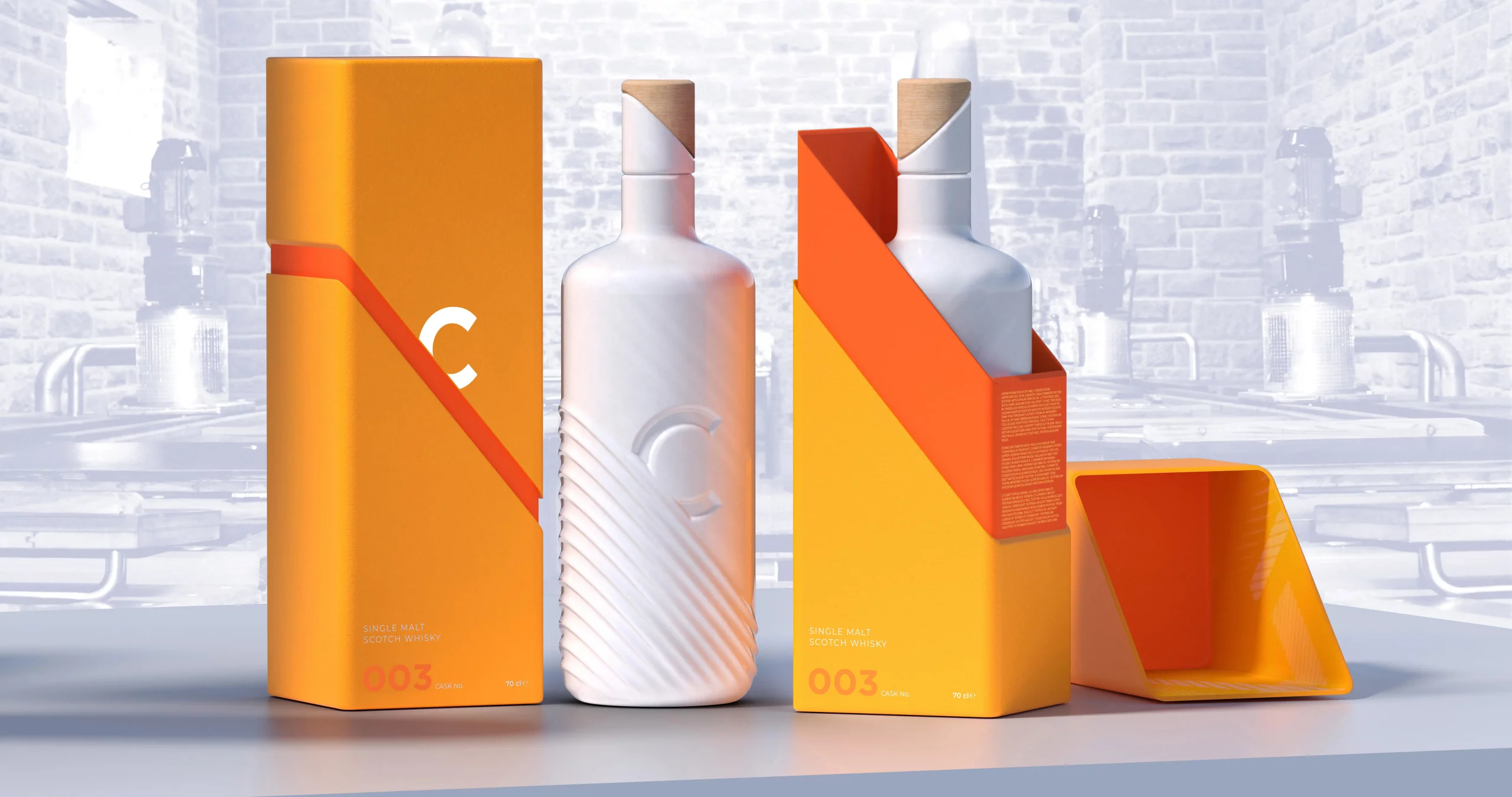Callum Design Whisky Bottle and Box - Brand Boxes